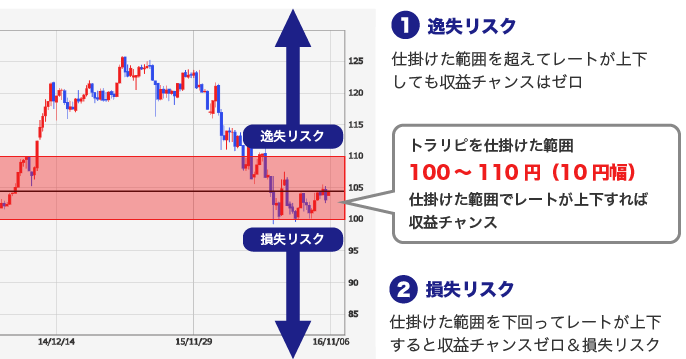 トラリピ リスク